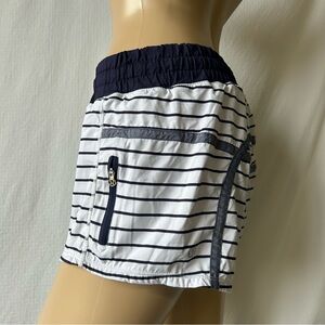 LULULEMON Rare Striped Athletic Shorts with Pocket
